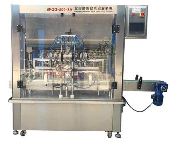 全自動8頭醬料灌裝機(圖1) 全自動8頭醬料灌裝機(圖1)